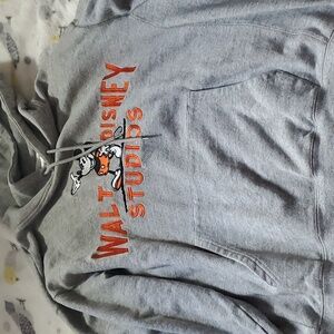 Walt Disney Studios 100th Annviersary Grey Embroidered Hoodie